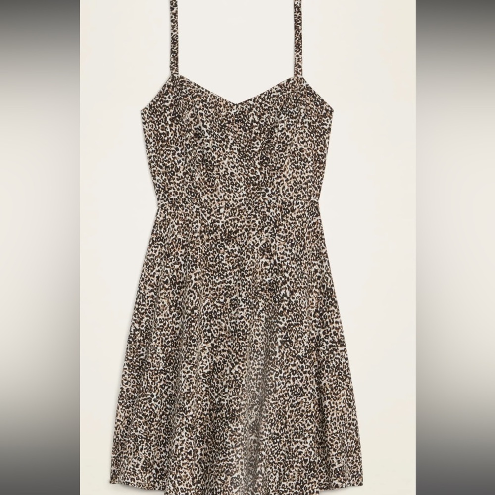 Old Navy Leopard Print Cami Dress XXL (NEVER WORN)